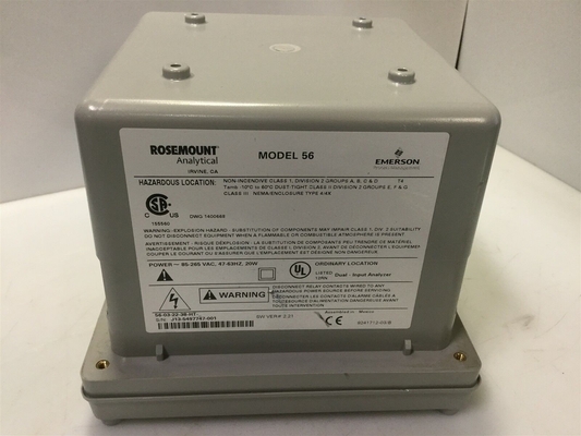 56-03-22-38-HT EMERSON Analizador de Control de Doble Entrada 265VAC 50/60HZ 20 vatios
