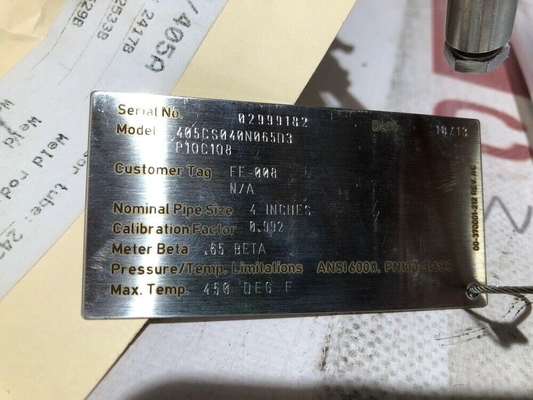 405CS040N065D3P1QC1Q8 EMERSON Placa de orificio integrada con montaje directo