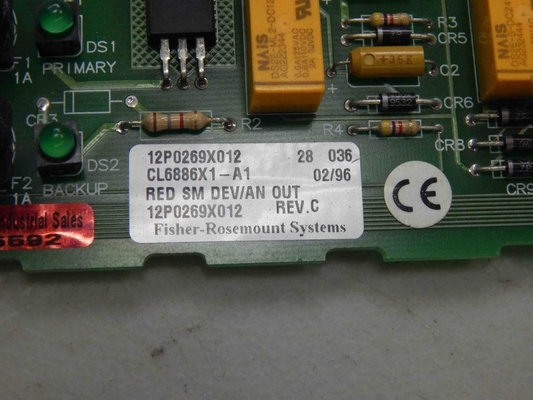 EMERSON CL6886X1-A1 12P0269X012 PANEL DE TERMINALES ANALÓGICO, NUEVO Y ORIGINAL.