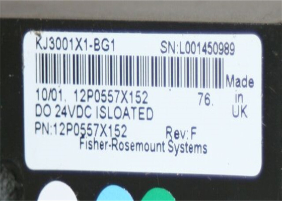 Emerson DeltaV DELTAV KJ3001X1-BG1, VE4002S1T1, 12P0557X152 DO, 8 canales, 24 V CC, módulo de entrada digital de tarjeta aislada