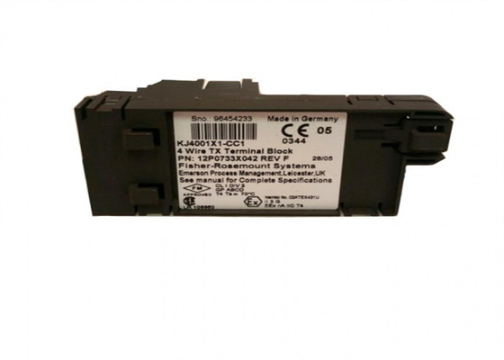 Módulo de fuente de alimentación redundante Emerson DeltaV KJ4001X1-CC1 12P0733X032 bloque de terminales TX de 4 cables