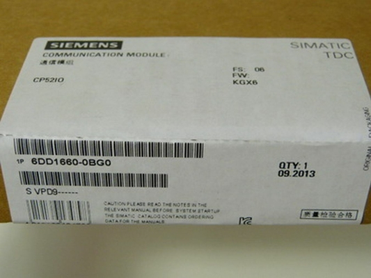 Siemens 6DD1660-0BG0 SIMATIC TDC Módulo de comunicación CP 52IO Módulo de interfaz