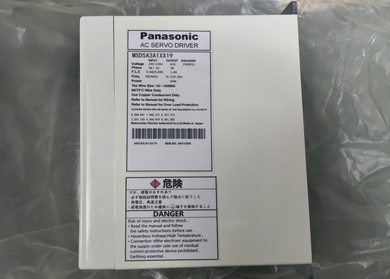 Panasonic 2500P AC Drive MSD5A3A1XX19 Motor Drive 50W Servo amplificador de potencia