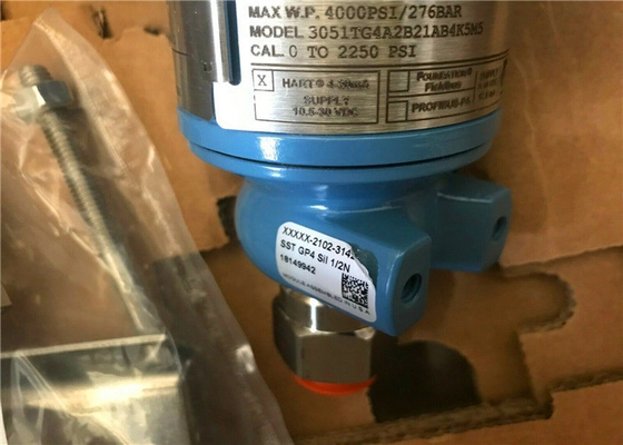 Transmisor de presión manométrica en línea Rosemount 3051T 3051TG4A2B21A –14,7 a 4000 psi