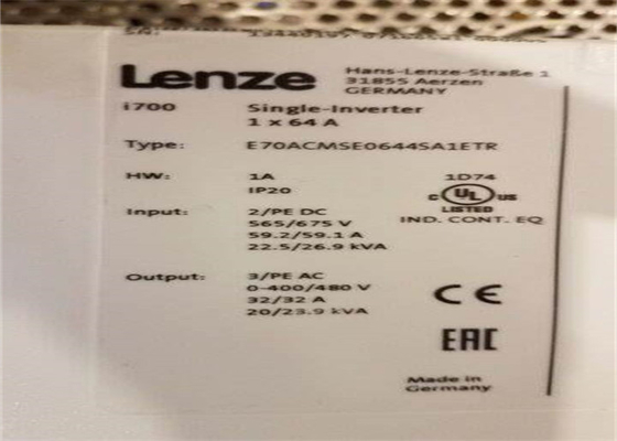 Lenze E70ACMSE0644SA1ETR SERVO-INVERSOR I700 ENTORNO ESTÁNDAR