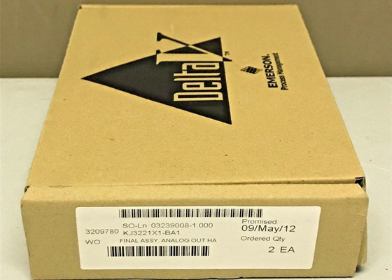 Emerson Kj3221x1-Ba1 Ve4005s2b1 Nueva tarjeta de salida analógica Deltav