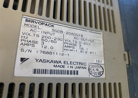 El nuevo servoamplificador de corriente de Yaskawa SGDB-44ADGY8 Voltado 200-230V