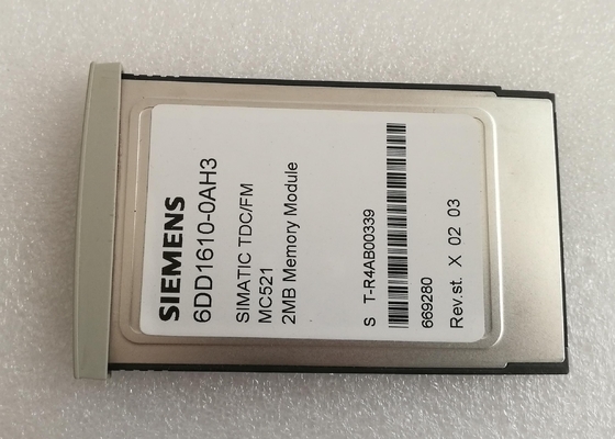 SIEMENS 6DD1610-0AH3 Tarjeta de memoria 2MB Mc521 Df Cs Fa Productos de apoyo PLC IPC