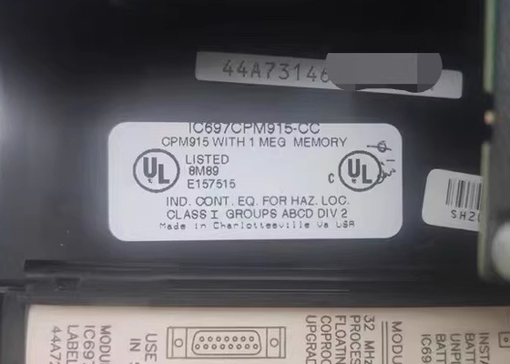 Unidad Central de Procesamiento GE Fanuc IC697CPM915, 64 MHz, 32 bits, Serie 90-70
