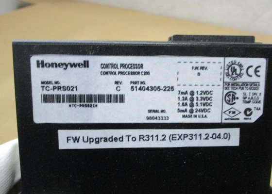 Transductor del transmisor del PLC DCS de Experion C200 del módulo de procesador de control de Honeywell TC-PRS021