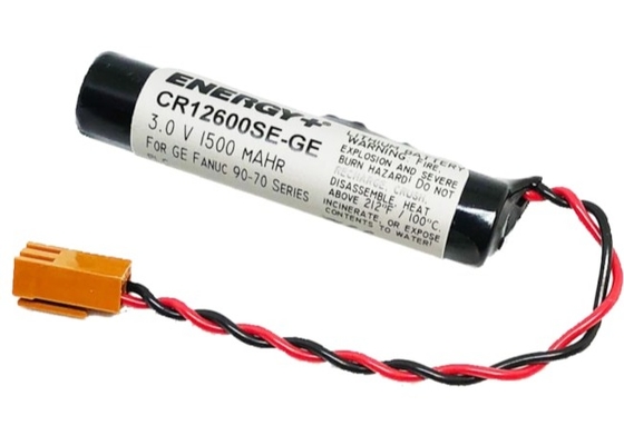 IC697ACC701 Batería de litio GE 3VDC 1.4Ah Conector PLC Cilíndrico