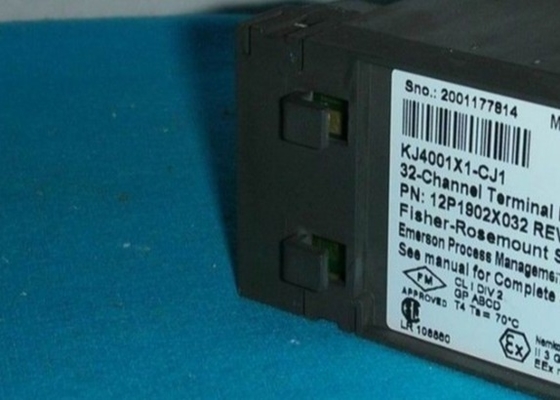 EMERSON KJ4001X1-CJ1 32 canales bloque de terminales 30 VDC 1 mm Pico 150 Hz