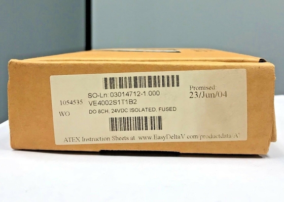 El módulo entrado 8CH 24VDC de EMERSON VE4002S1T1B2 aisló con bloque de terminales