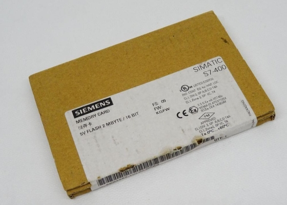 Siemens 6ES7952-1KL00-0AA0 Tarjeta de memoria Flash EPROM 5V 2 Mbytes 16 Bit Para S7-400