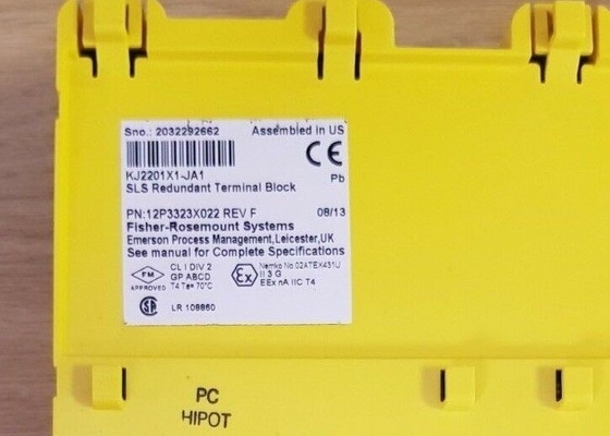 EMERSON Kj2201x1-Ja1 12p3323x022  BLOQUE DE TERMINALES 30 MA Por Canal