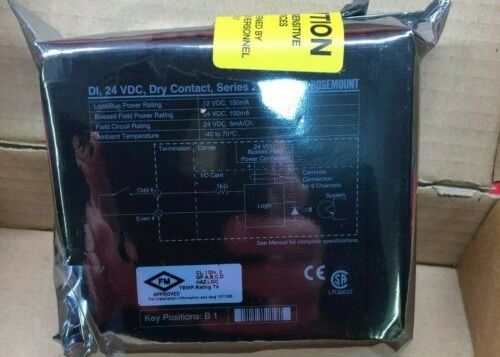 Emerson Nuevo VE4001S2T2B2 Motor DI Card 8CH 120VAC Sistemas aislados