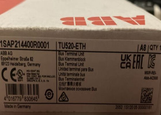 Primavera programable de la unidad de la estación de autobúses del regulador S500 de la lógica de TU520-ETH 1SAP214400R0001
