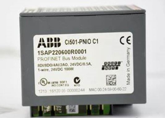 Transistor del PLC del módulo 8DI 8DO 4AI del autobús de CI501-PNIO 1SAP220600R0001 S500