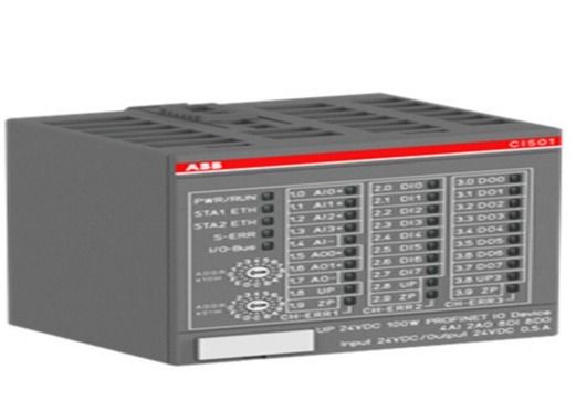 Transistor del PLC del módulo 8DI 8DO 4AI del autobús de CI501-PNIO 1SAP220600R0001 S500