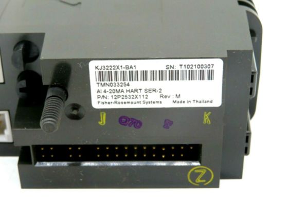 KJ3222X1-BA1 Módulo de fuente de alimentación redundante Rosemount Emerson, entrada analógica HART de 8 PT