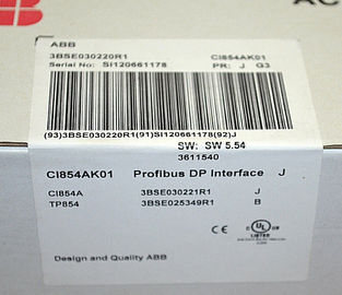 MÓDULO de INTERFAZ del módulo CI854AK01 de la entrada-salida de ABB S800 PROFIBUS J 3BSE030220R1 (CI854A+TP854)