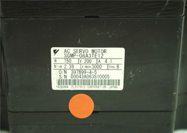 Motor servo eléctrico industrial 750W 200V SGMP-08A3TE12 de la CA de Yaskawa 3000RPM
