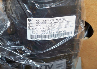 Motor servo industrial eléctrico SGMAH-01AAA21-Y2 de la CA del motor servo 3000rpm 100W de Yaskawa