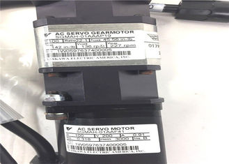 MOTOR CON ENGRANAJES DEL MOTOR SERVO DE LA CA DE SGMAH-01AAF41 YASKAWA Y DEL SERVO DE LA CA SGMAH-01AAAP19