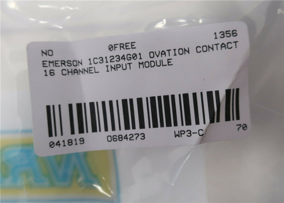 Módulo de entrada-salida análogo de Emerson Westinghouse del módulo de entrada del PLC 1C31234G01