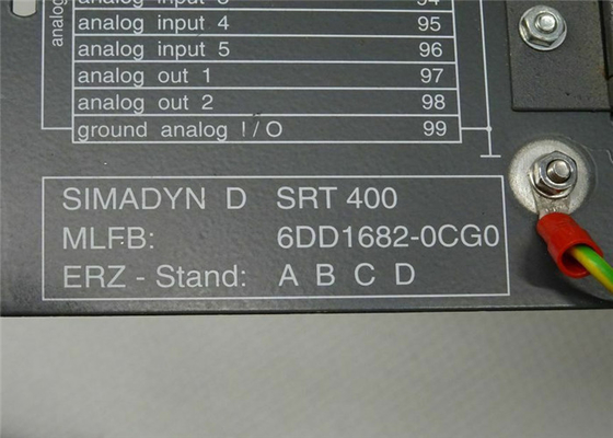 Estante SRT400 de 6DD1682-0CG0 Siemens SIMADYN D con la fuente de alimentación 115/AC 230 V para los CB de T400 y de COMMBOARD 2 ranuras libres