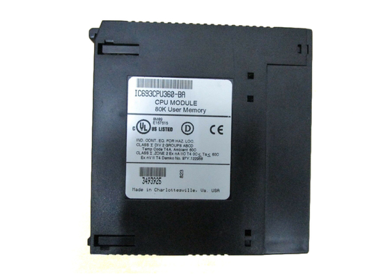 GE FANUC IC693CPU360, solo módulo de la CPU de la ranura, serie 90/30 sistema del PLC