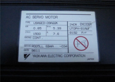 YASKAWA AC MOTOR USAGED-09A22K  7.6A JAPAN ENCODER HAAS VF4 MILL WARRANTY 0.85KW