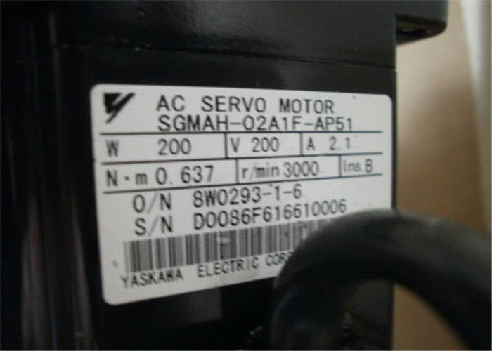MOTOR SERVO LOS 0.637N.M 3000r/mim SGMAH-02A1F-AP51 de la CA de la NUEVA ORIGINAL de Yaskawa