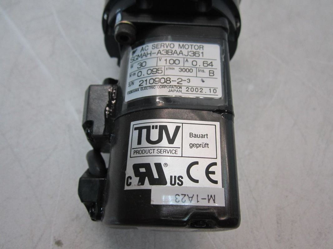 MOTOR SERVO 100a los 3000r/m SGMAH-A3BAAJ361 de la serie de YASKAWA ELECTRIC CORP. SGMAH